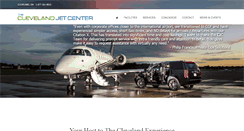 Desktop Screenshot of clevelandjetcenter.com