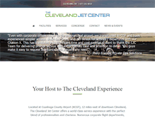 Tablet Screenshot of clevelandjetcenter.com